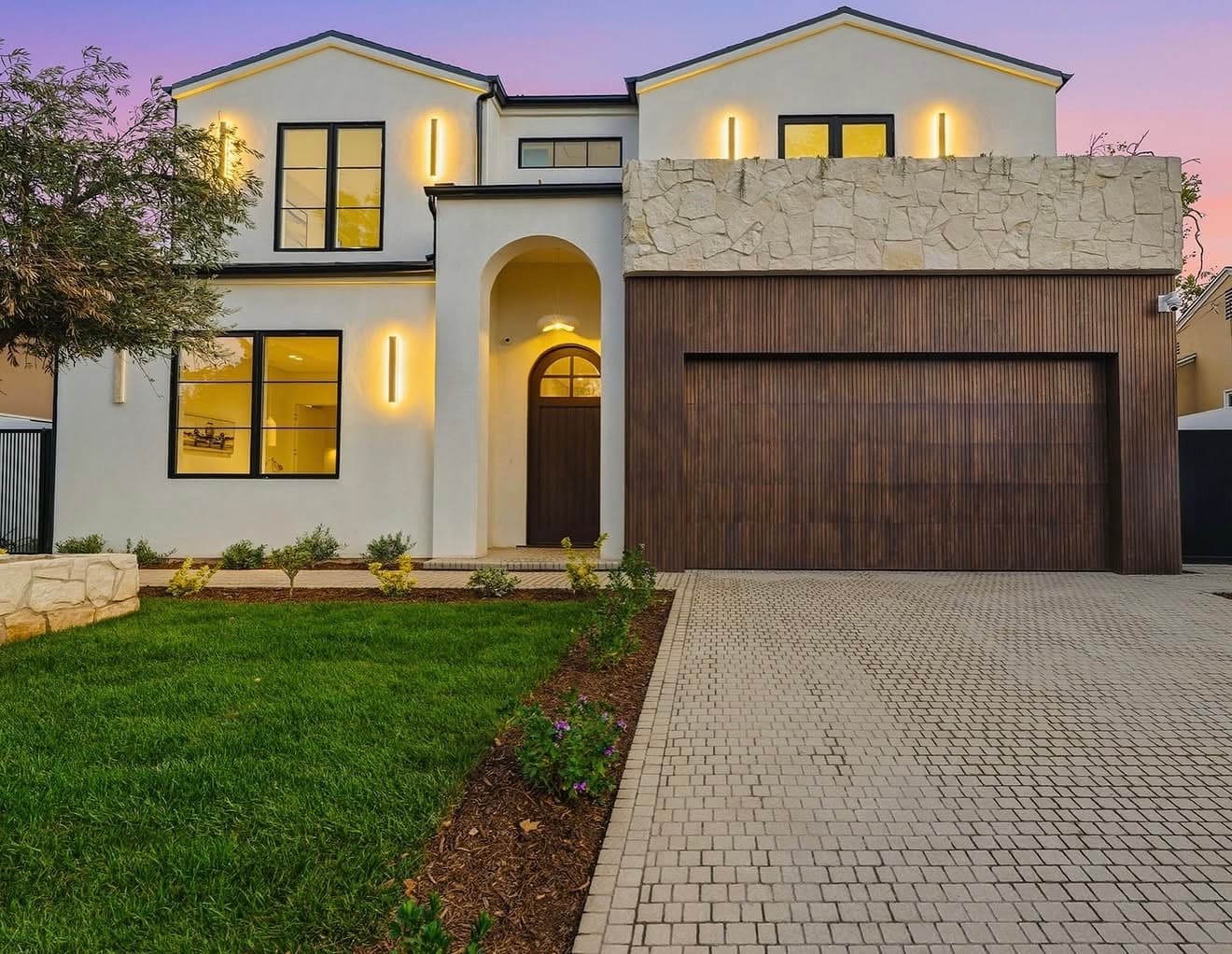 Twilight exterior, a home I represented and sold