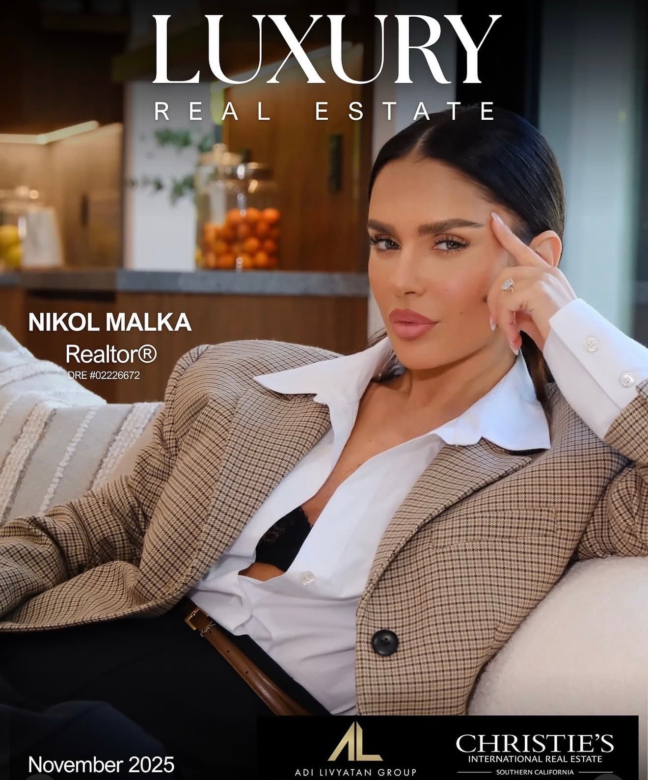Nikol Malka — luxury real estate agent, Christie's International Real Estate
